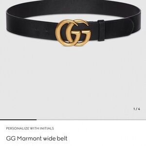 Gucci Marmont Wide Belt size 90